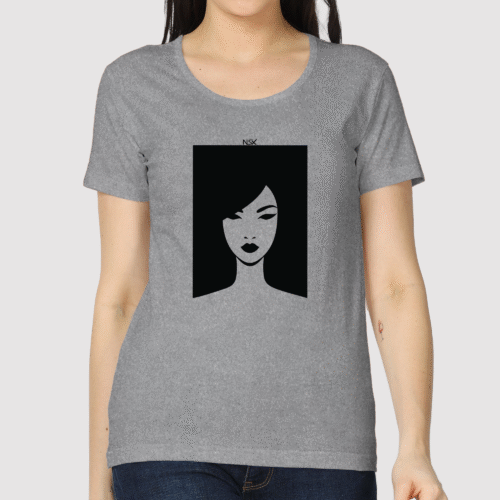 Home framed girl women's classic fit t shirt lavender (copy)