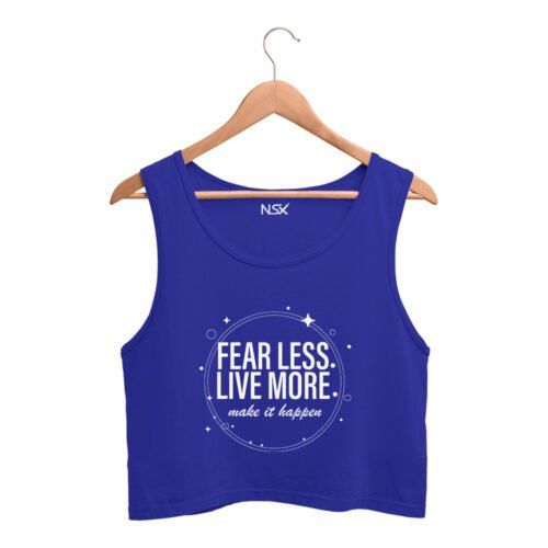fearless women tank top black