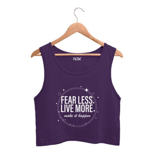 fearless women tank top black